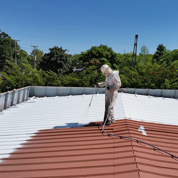 los angeles silicone roof coating